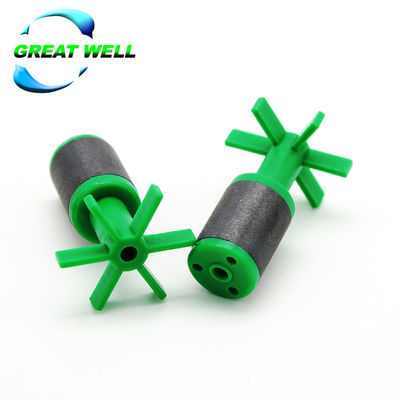12.4*27 4 Pole Radial Y30 / Y30BH Ferrite Permanent Magnets Water Pump Rotor